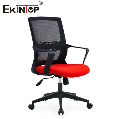 ODM Chrome Armrest Mesh Office Chair With Swivel Function