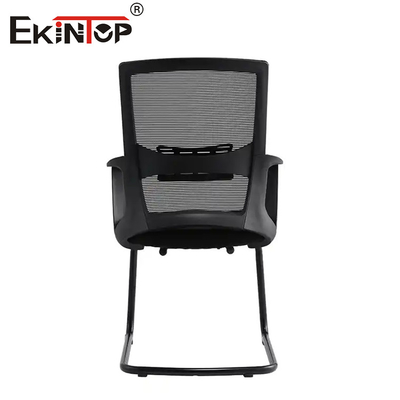 Anti Fatigue Office Chair Black Metal Frame With Armrests And Fabric Mesh