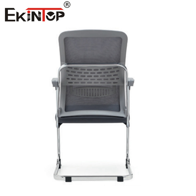 Gray Mid Back Modern Minimalist Style Mesh Office Chair With Armrests