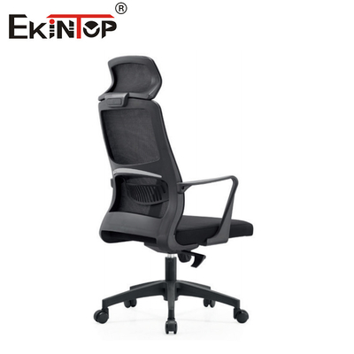 Black Breathable Mesh Back Office Chair With Swivel Function PP Armrest