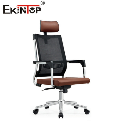 Factory Price High-Back Mesh Office Chair with Adjustable Headrest Height