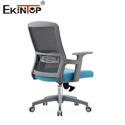 Sturdy Frame Mid Back Mesh Office Chair With Adjustable Armrests And Height