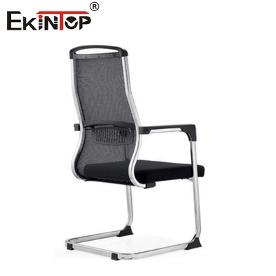 High Back Mesh Office Chair With Arch Shaped Seat Metal Frame