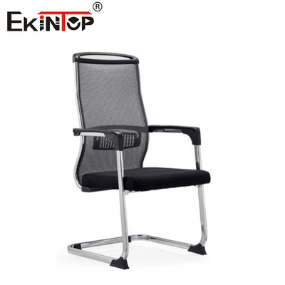 High Back Mesh Office Chair With Arch Shaped Seat Metal Frame
