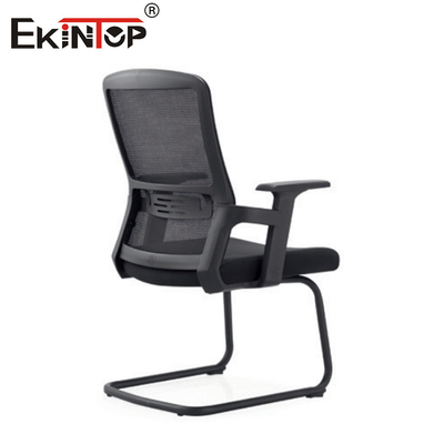 Washable Mid Back Office Chair With Mesh Material Armrests Cushioned Seat