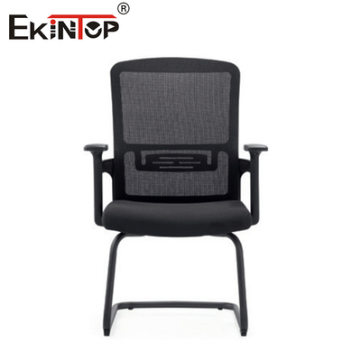 Washable Mid Back Office Chair With Mesh Material Armrests Cushioned Seat