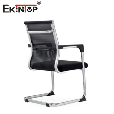 ODM Mid Back Black Mesh Office Chair With Modern Armrests