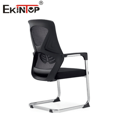 Mid Back Black Mesh Material Conference Office Chair With Armrests