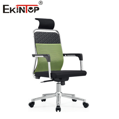 High Back Mesh Computer Chairs With Armrest Adjustable Height Lumbar Support