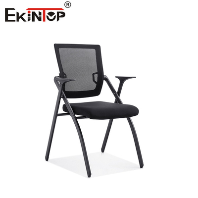 Black Training Chair With Writing Board Modern Style Suitable For Schools