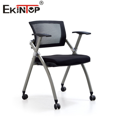 Training Chair With Foldable Armrest And Mesh Material For Schools