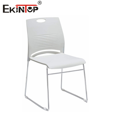 Plastic Material Training Chair With Metal Frame In Modern Style