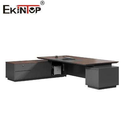 Modern Wooden Office Desk Design For CEO Boss Executive Office Furniture