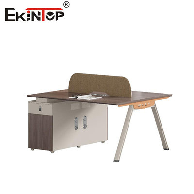Cost-Effective 4-Person Office Workstation With Customizable Metal Frame