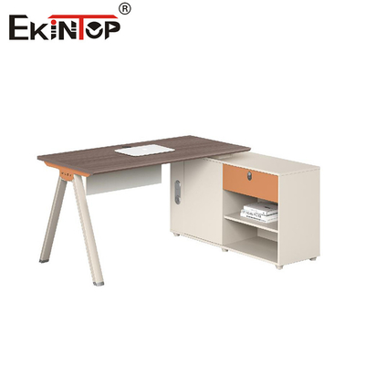 Modern Minimalist Style Staff Office Workstation with Side Cabinet