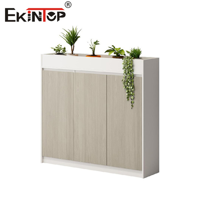High Quality Modern No Handle 3 Doors Wooden Mobile Pedestal Cabinet