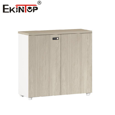 Modern Style Walnut Wood Filing Cabinet Under Desk Customizable