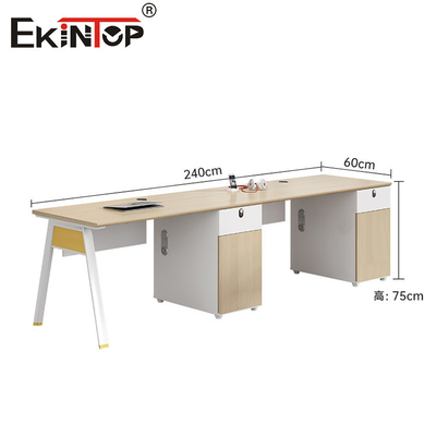 High-Quality Wooden Partitioned Workstation Employee Desk for Office