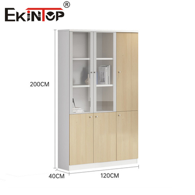 Office Furniture Bookcase File Cabinet Wooden Material For Document Storage