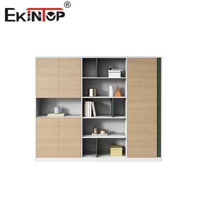 Wood Material Walnut-colored File Cabinet Office Furniture Home Office