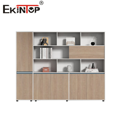 Wood Material Walnut-colored File Cabinet Office Furniture Home Office