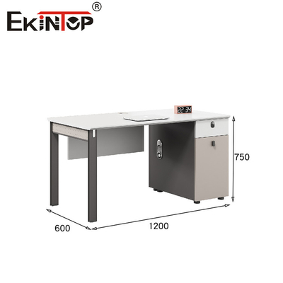 Discounted Price Commercial-Style Office Workstation With Metal Legs