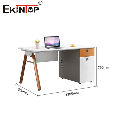 Modern Style Design Office Desk With Storage Cabinet Workstation Customizable