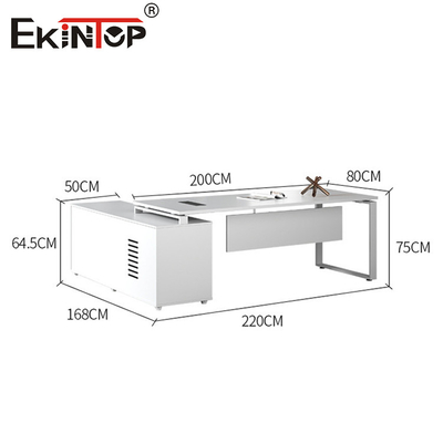 Stylish Modern Design White Executive Office Desk Office Table