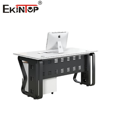 Minimalist Style Office Furniture Office Reception Furniture White Desk
