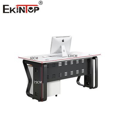 Minimalist Style Office Furniture Office Reception Furniture White Desk