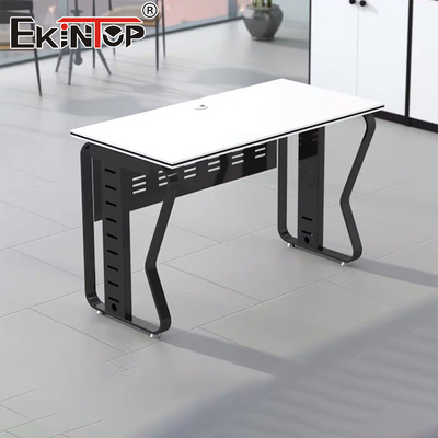 Factory Price Executive Office Desk With Storage Cabinet Solid Wood Computer Desk