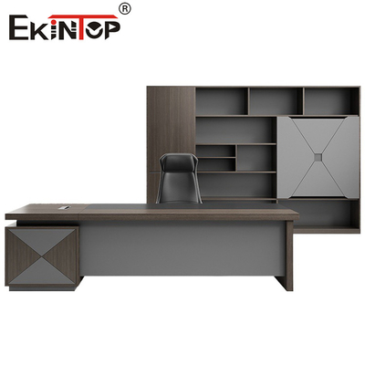 Commercial Furniture Factory Custom L-Shaped Office Desks Large Desk With Drawers