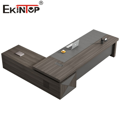 Classic Style CEO Desk Large Desk With Drawers Wooden Material