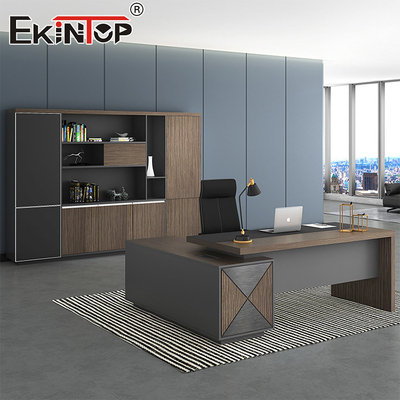 Supplier Office Desks Large Desk With Drawers for Office Spaces