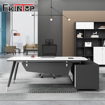 L-Shaped Manager Desk Supplier Large Writing Desk
