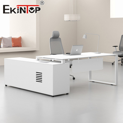 White Minimalist Style Office Desk All Modern Desk For Home Office