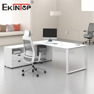 White Minimalist Style Office Desk All Modern Desk For Home Office