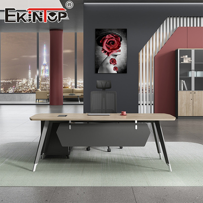 Industrial Style Office Desk Furniture Executive Desk with Drawers