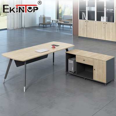 Discounted Modern Style Office Desk Sample Executive Desk with Drawers