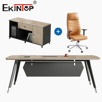 Top Quality Office Desk Chair Custom Commercial Style Executive Desk with Drawers