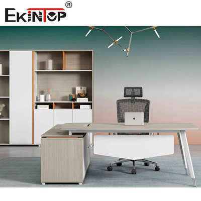New Design Style Office Desk with Metal Legs Custom Made Desk