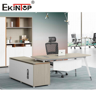 New Design Style Office Desk with Metal Legs Custom Made Desk