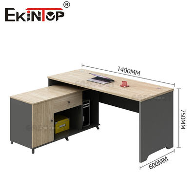 Walnut Material Staff Desk Industrial Style Office Desk Modular Desk Furniture
