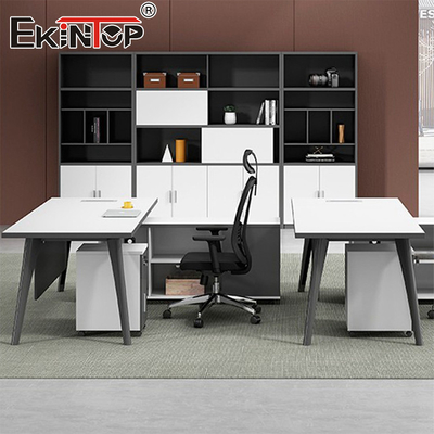 Customized Office Desks Wood L Shape Table Modern Desk Modular Desk Furniture