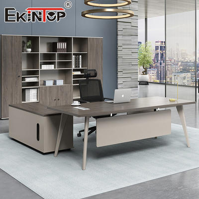 Modern L Shape Office Computer Desk Modular Desk Furniture Manager Executive Table
