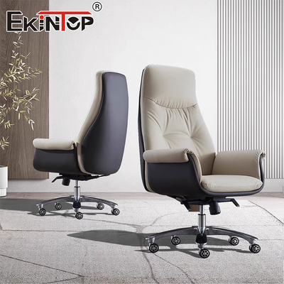 High Back PU Executive Ergonomic Sleeping Leather Chair Commercial Office Chairs