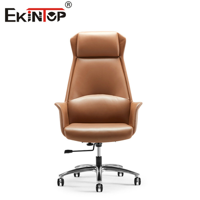 White PU Leather Chair Modern Style Commercial Office Chairs
