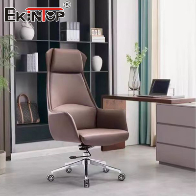Custom Leather Office Chair Furniture Ergonomic Drafting Chair