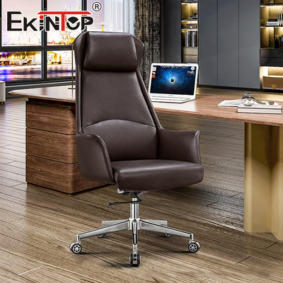 PU Leather High Quality Office Chair Reclining Swivel Ergonomic Drafting Chair