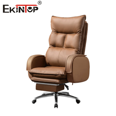 Office Furniture Leather Chair with Adjustable Height Custom Home Office Desk Chair
